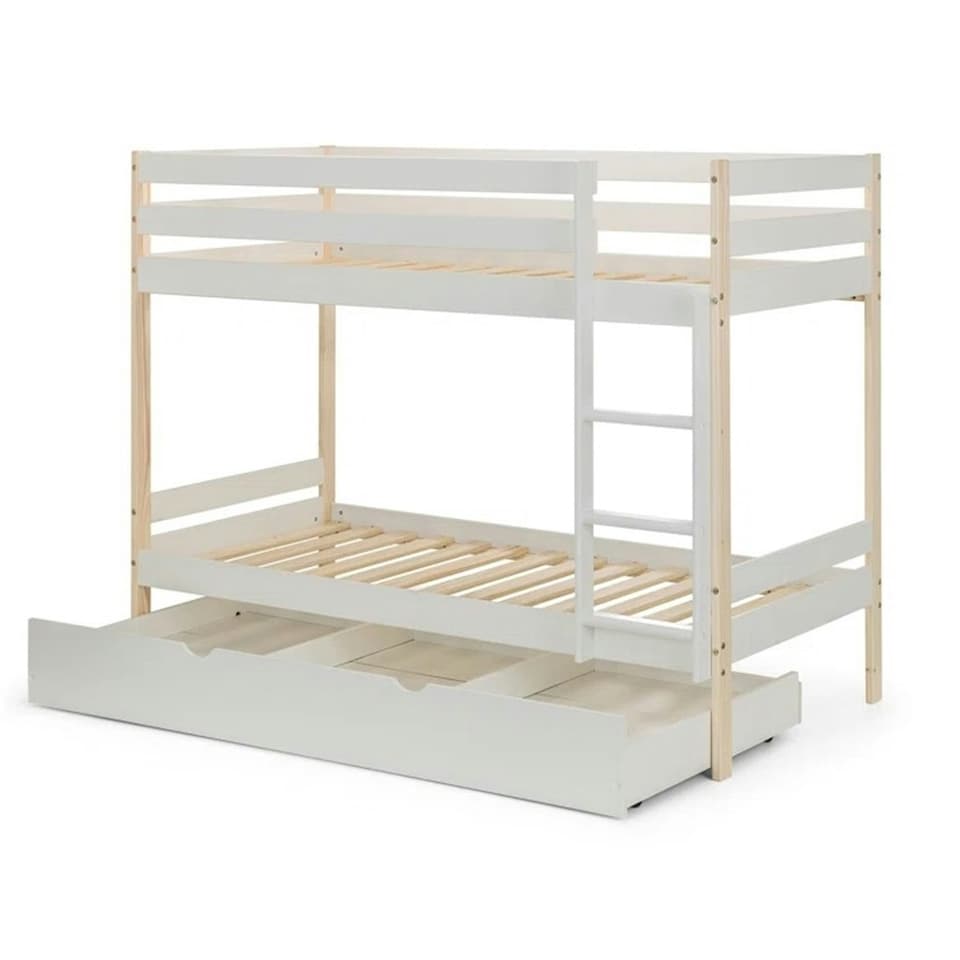 image 1 of Classic Bunk Bed with Underbed Trundle