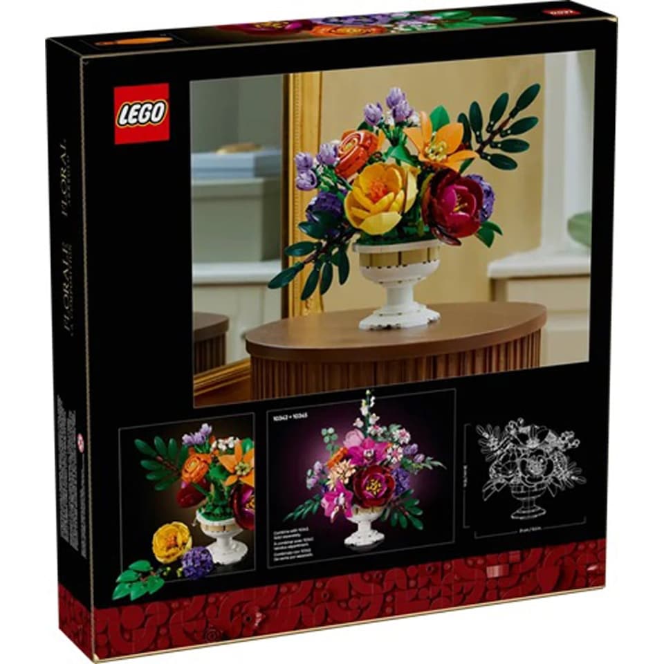 image 1 of LEGO Icons 10345 Flower Arrangement