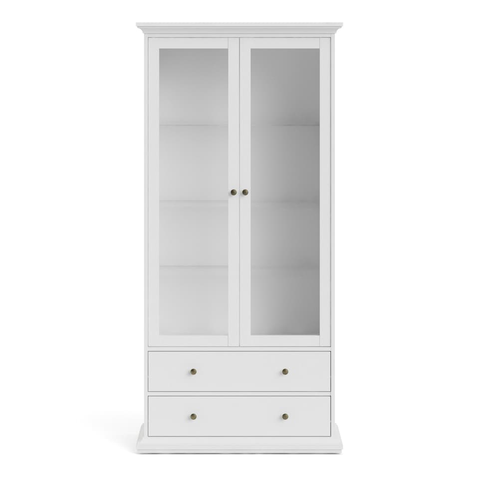 image 1 of Paris China cabinet in White