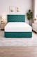 image 2 of 4FT6 Double   Emerald Green  Coniston Divan Bed Set with Headboard & Orthopedic Mattress 2 Drawers Same Side