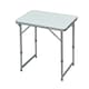 image 1 of Outsunny 2FT Garden Outdoor Camping Table Portable Folding Picnic Table Aluminium Frame with Adjustable Height 60L x 45W x 64H cm