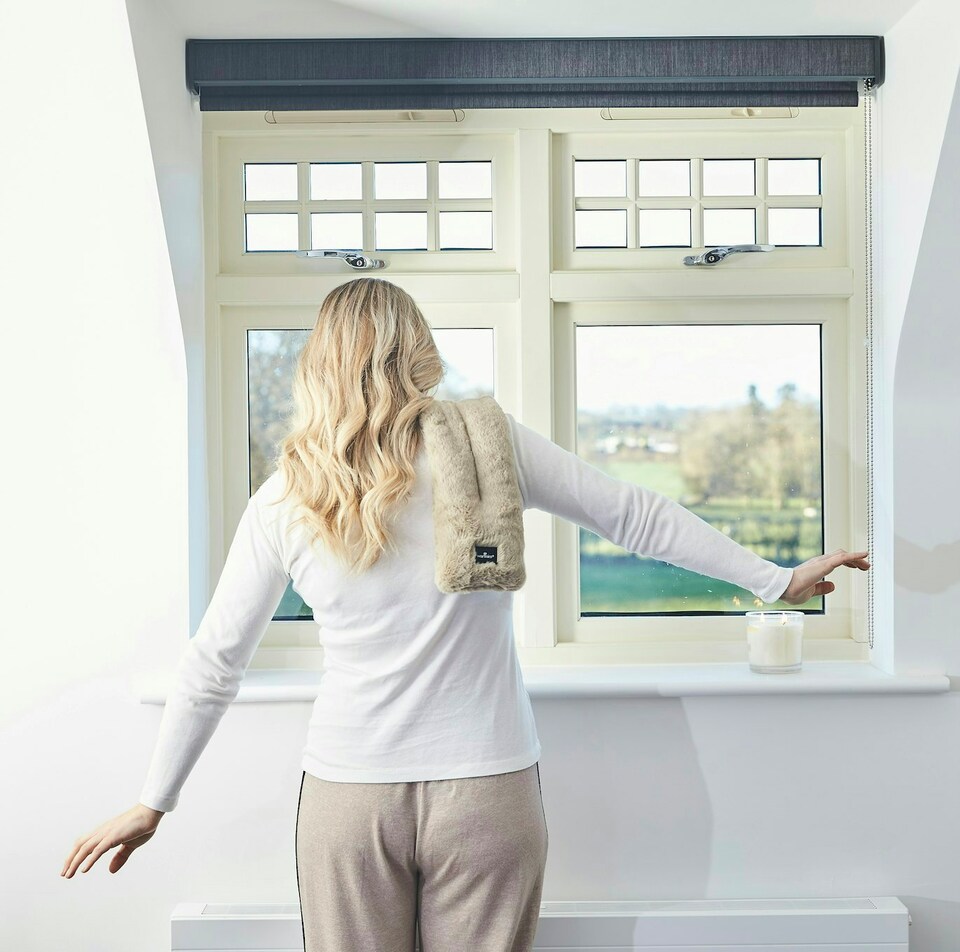 image 1 of Warmies Luxury Heatable Neck Wrap Latte