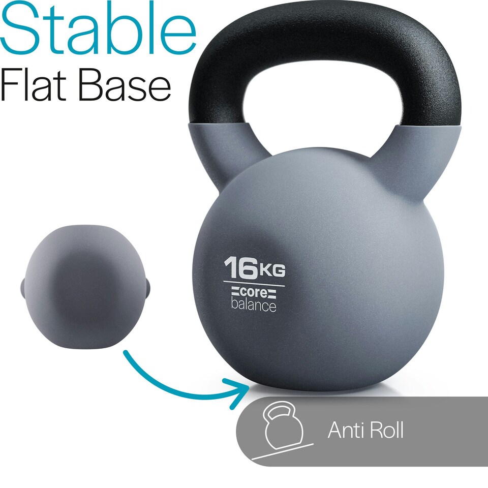 image 1 of Neoprene Kettlebell (16kg)