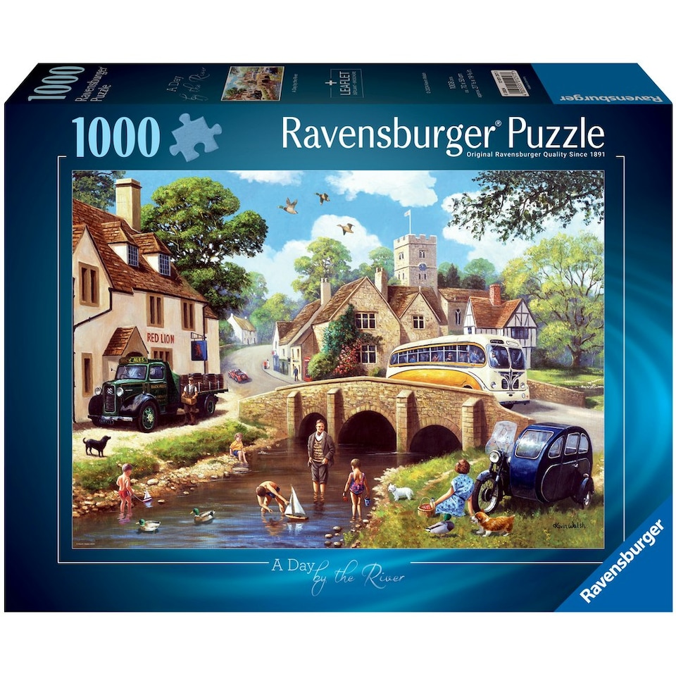 image 1 of Ravensburger Day by the River 1000 Piece Puzzle