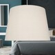 image 5 of Linen - Natural Linen 31cm Lightshade for Pendant or Lamp Brown