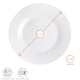 image 3 of Argon Tableware Classic White Side Plates - 15.5cm - Pack of 6 | White | White