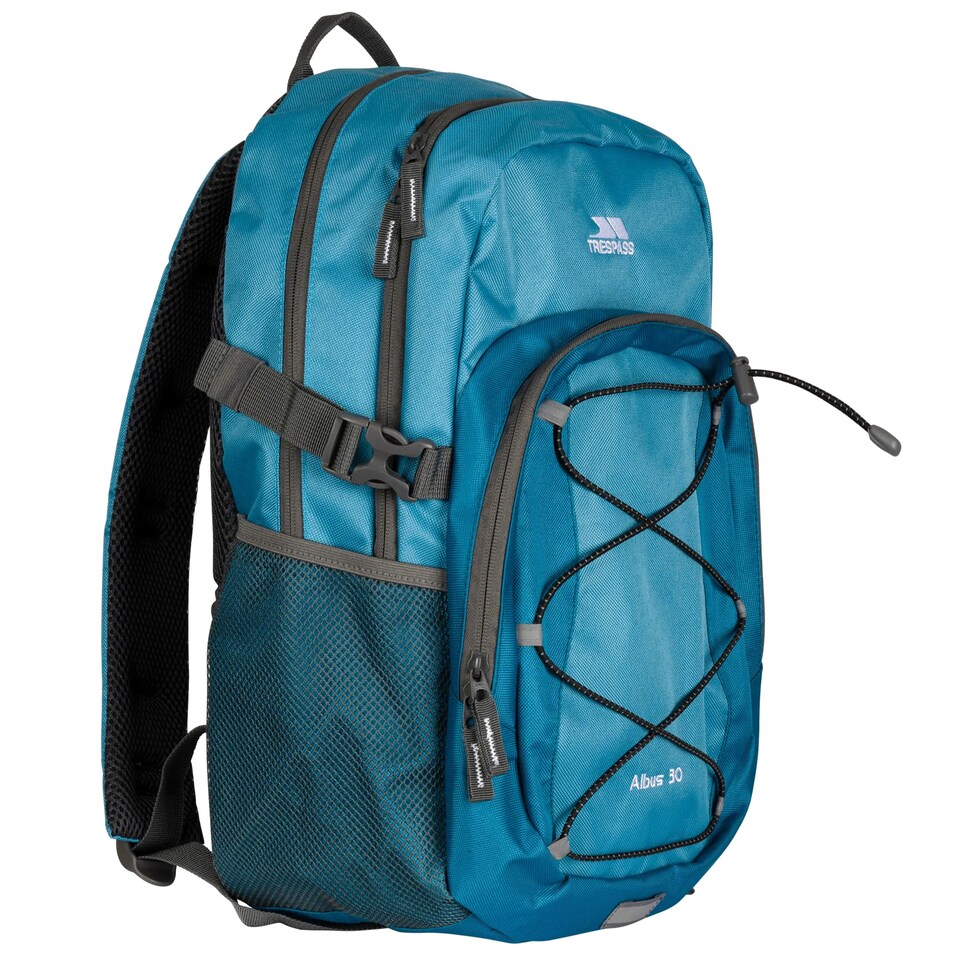 image 1 of Trespass Albus 30 Litre Casual Rucksack/Backpack | Blue | Storm Blue/Bondi Blue | One Size | 1