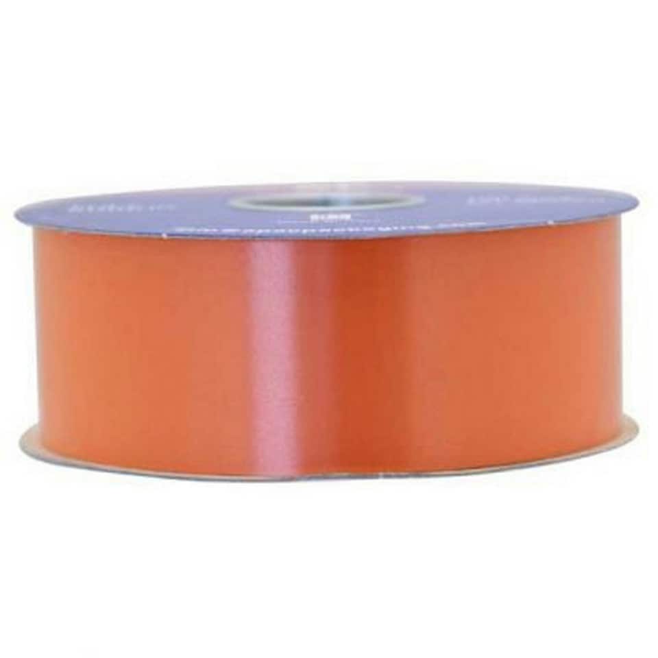 Apac 100 Yard Polypropylene Balloon Ribbon (12 Colours) - Orange - One Size