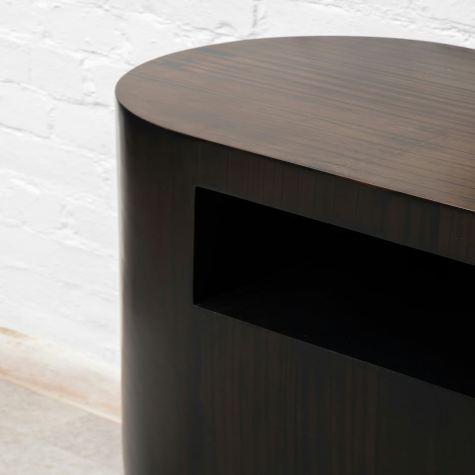 image 1 of Gabelle Oblong Console Table Brown