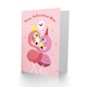 image 2 of Kawaii Flamingo Anniversary Valentines Day Card