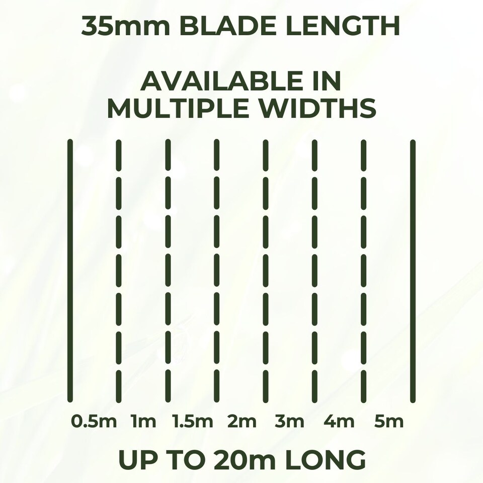 image 1 of 35mm Artificial Grass - Natural and Realistic Looking Fake Lawn Astro Turf | Green | 5M x 2M | 1