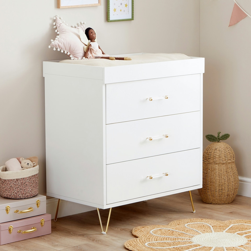 image 1 of Babymore Kimi Acrylic 2 Piece Nursery Room Set