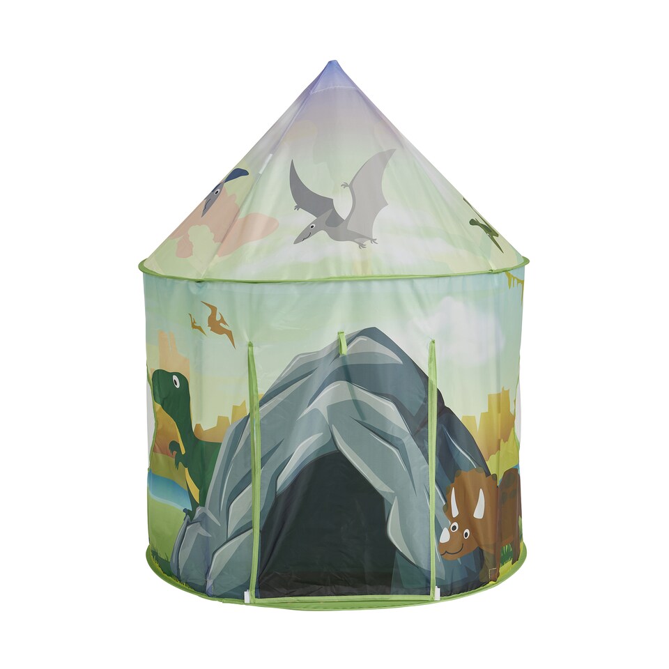 image 1 of Kids Dinosaur Play Tent and Play Mat Set