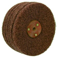 Coarse Abrasive Scotch Mop Rust Paint Removal Remover Polishing 6" x 6 Row
