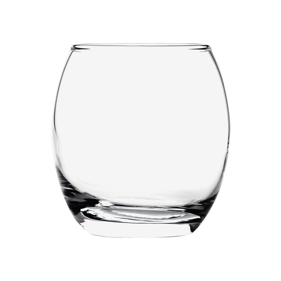 image 1 of LAV Empire Whiskey Glasses - 405ml - Clear - Pack of 6 | Clear | Clear