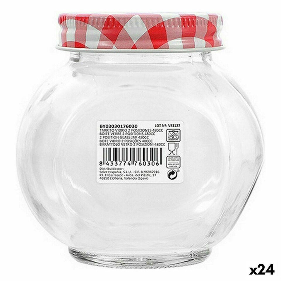 image 1 of Jar Mediterraneo Glass 480 ml (24 Units) N/A