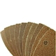 image 4 of Hook And Loop Sanding Abrasive Discs Pads 90mm Triangular 100pk Mixed Grit