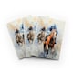 image 1 of Horseracing Jockey Greeting Card Sporting Any Occasion Set of 3 Blank Inside