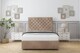 image 1 of Sloomy Mayfair Mink Naples Divan Bed With Mattress 2 Drawers Footend With 26" Strutted Headboard 5' King | Brown | Mink | King | 1