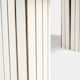image 3 of OHS Ribbed Curved Home Furniture Living Room Decor Coffee Table Cream