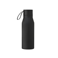 Avenue Ljungan Stainless Steel 500ml Bottle - Solid Black - One Size