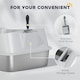 image 8 of PawHut XL Stainless Steel Cat Litter Box with High Sides, 60 x 40 x 30 cm Grey