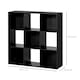 image 7 of HOMCOM 9 Cube Storage Cupboard Bookcase Bookshelf Home Office, Black