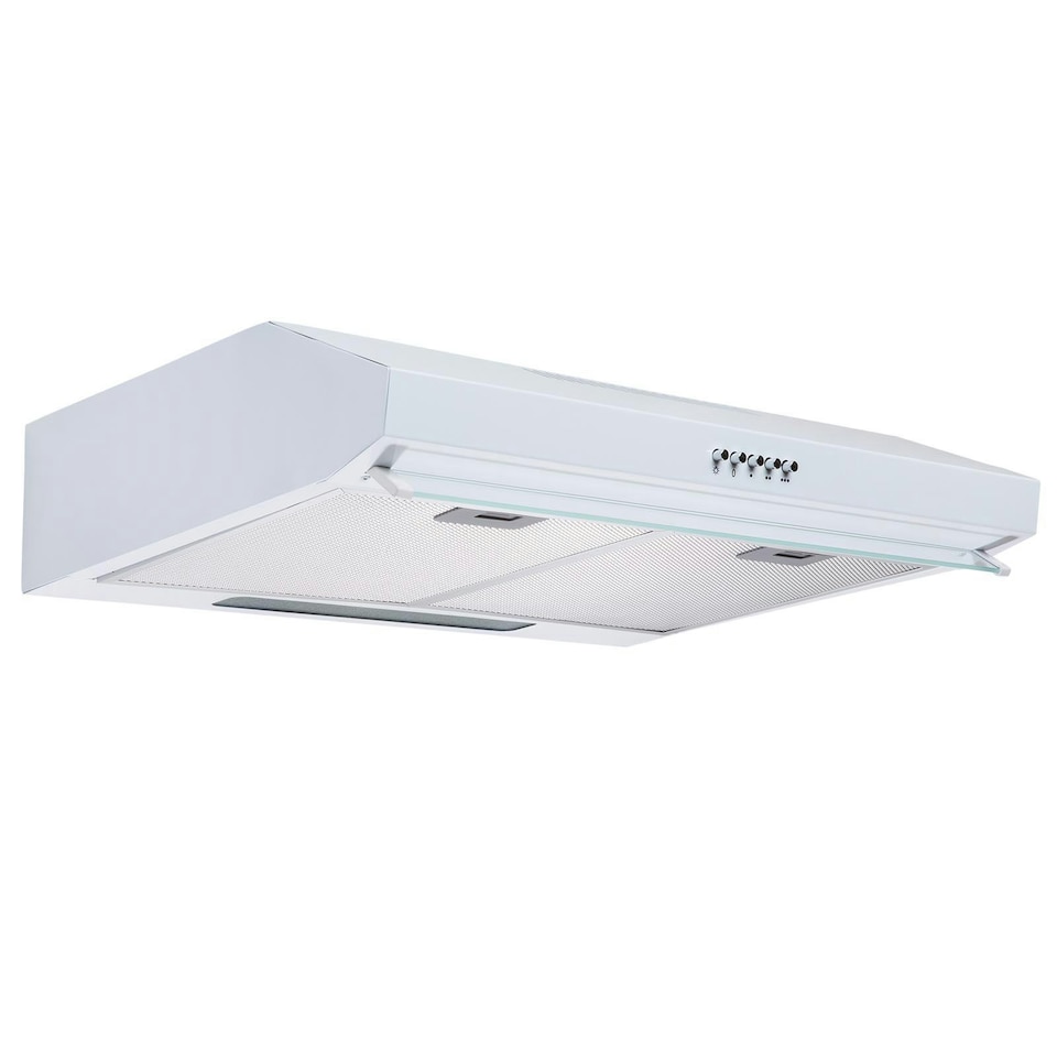 image 1 of SIA VSR60WH 60cm White Slimline Visor Cooker Hood Kitchen Extractor Fan