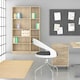 image 6 of 4 You Tall Wide Bookcase in Sonoma Oak