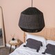 image 1 of ValueLights Large Black Modern Woven Rustic Ceiling Pendant Light Shade Lampshade