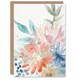 image 1 of Watercolour Aster Flower Bouquet Boho Her Birthday Card