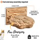 image 2 of NOVECRAFTO Paw Design Cat Wall Steps – Set of Solid Wood Wall-Mounted Shelves & Bridge Steps – Durable Cat Wall Furniture for Climbing & Play