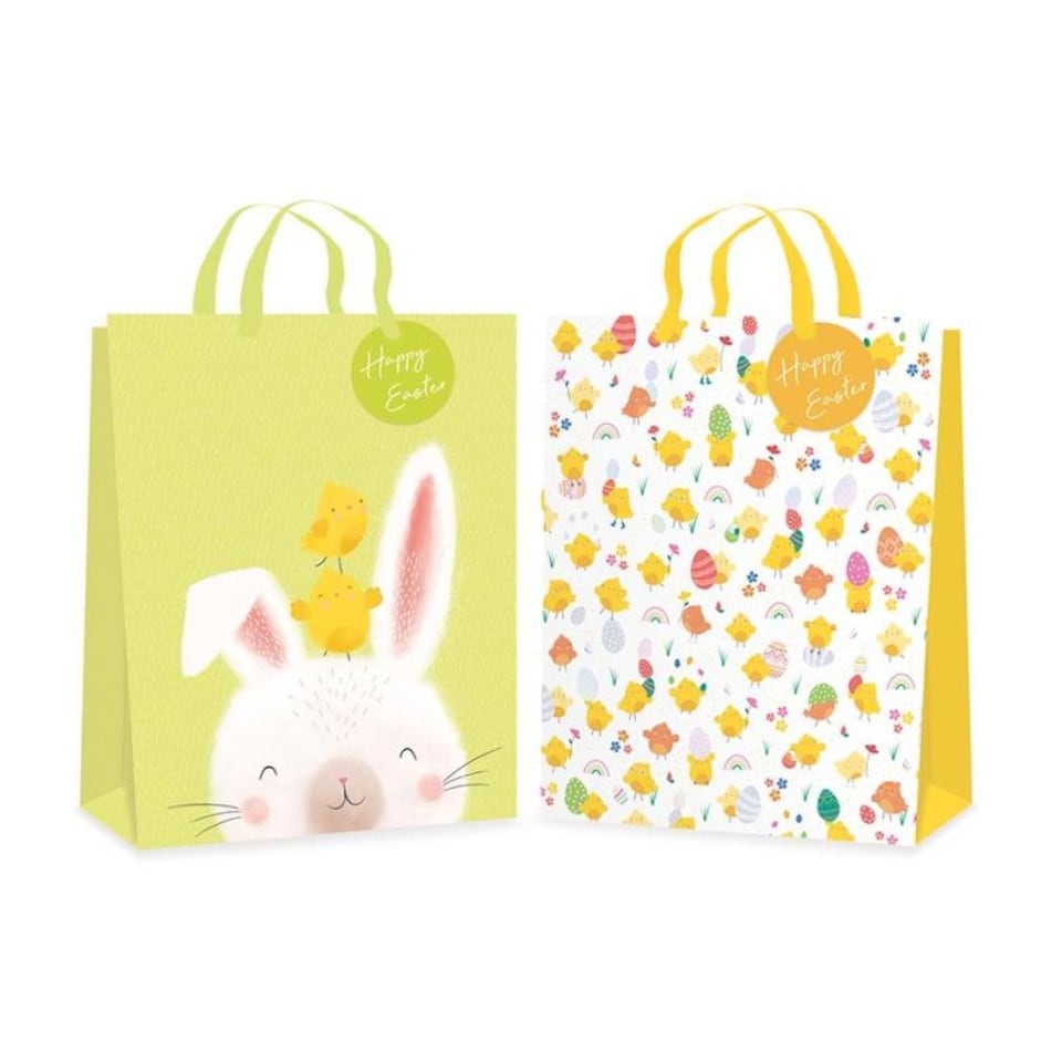 image 1 of Single Cute Rabbit Design Medium Easter Gift Bag