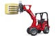 image 6 of Bruder Sch ffer Compact loader 2630 with bale gripper 1 round bale Construction Loader Model