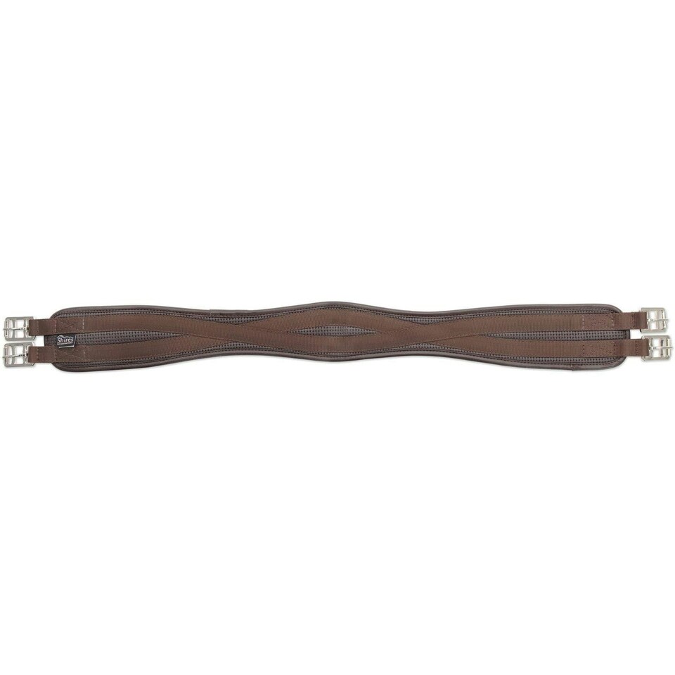image 1 of Shires Anti-Chafe Horse Girth - Brown - 46in
