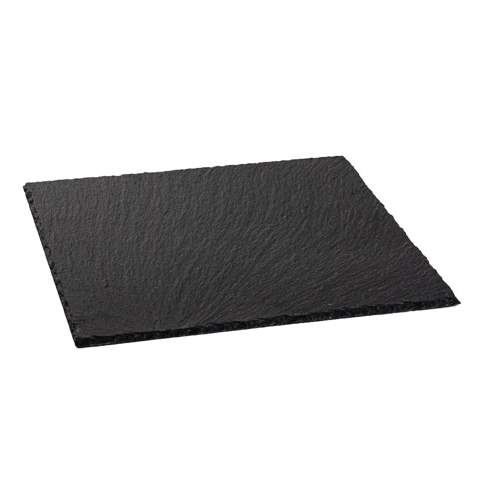image 1 of Argon Tableware Square Slate Serving Platter - 33cm | Grey | Grey
