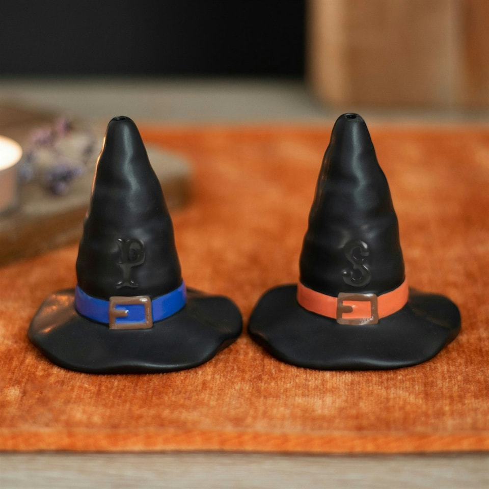 image 1 of Withes Hat Salt & Pepper Shakers