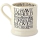 image 3 of Mug Set: 2 x 300ml Emma Bridgewater Black Toast Mr & Mr 1/2 Pint Mugs, Ceramic White