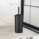 image 2 of Black Toilet Brush And Holder