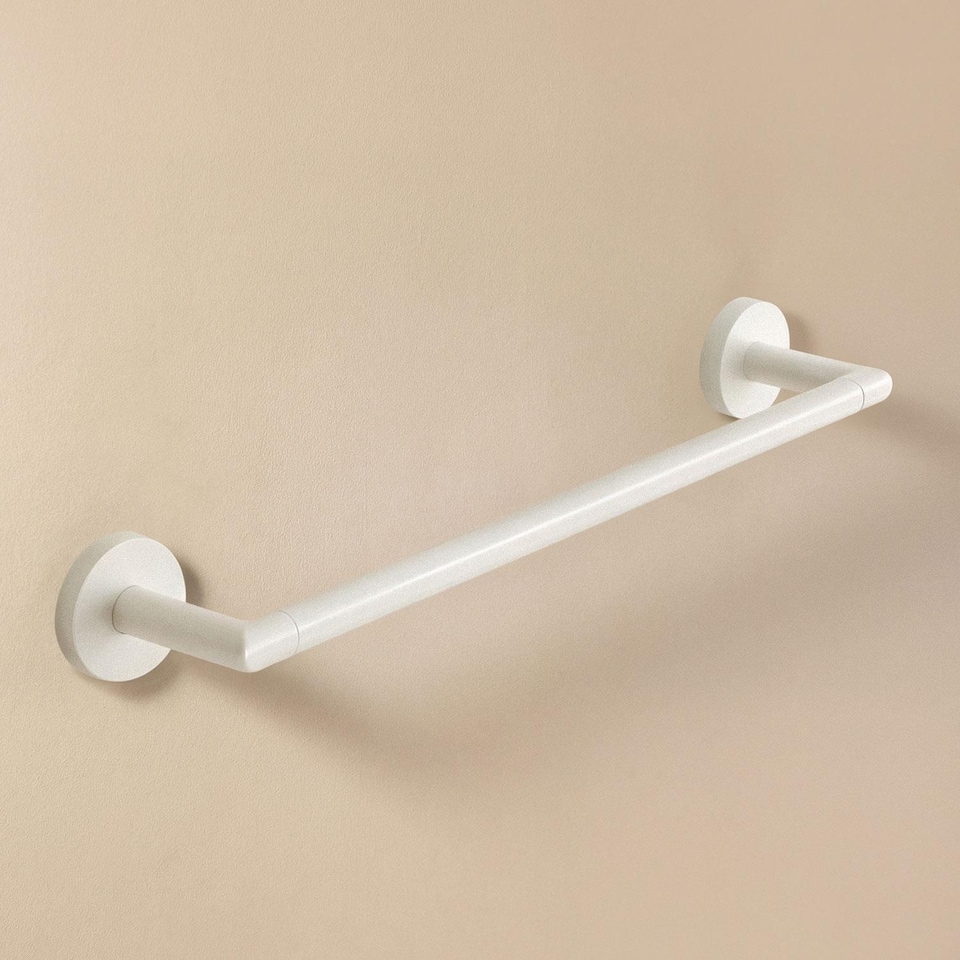 image 1 of COSMIC Towel rack, 40cm, Matt white, Anti-corrosion, Start Collection