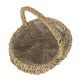 image 2 of Oval Seagrass Flower Basket Brown | Brown | One Size
