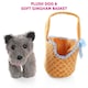 image 5 of Kansas Girl Costume - Hair Ties & Basket with Dog Blue | M