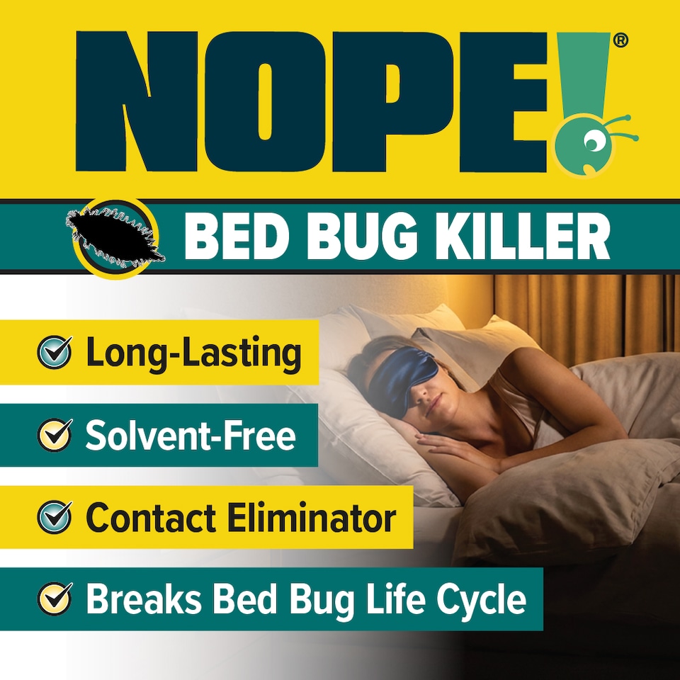 image 1 of NOPE CP Bed Bug Killer Spray Treatment (5L & Sprayer) Odourless & Non-Staining for Mattress, Carpets, Bed Frames, Furniture.