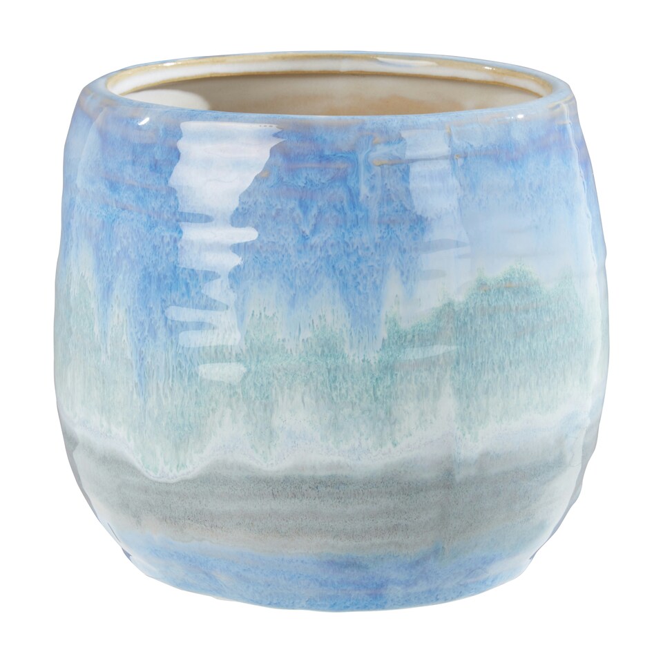 image 1 of Caldera Blue Planter Blue