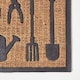 image 2 of Homescapes Garden Tools Rubber and Coir Doormat