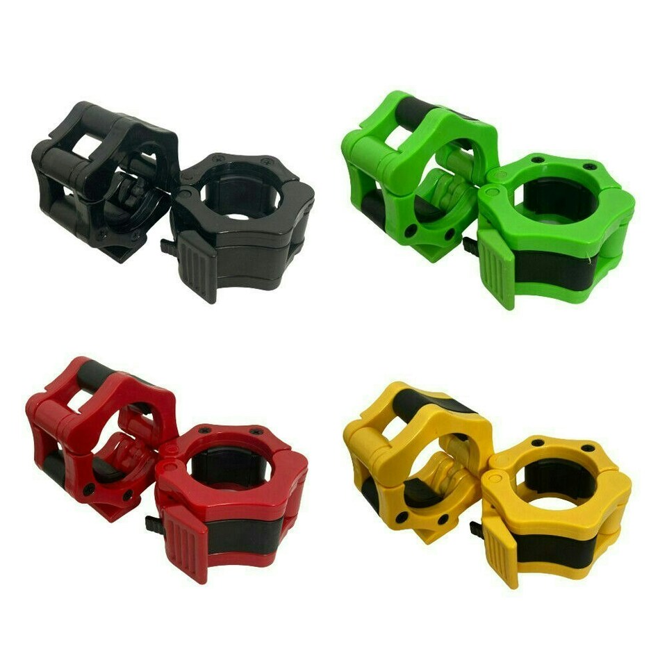 image 1 of Quick Release Barbell Collars 2" 50mm Lock Jaw Clamps