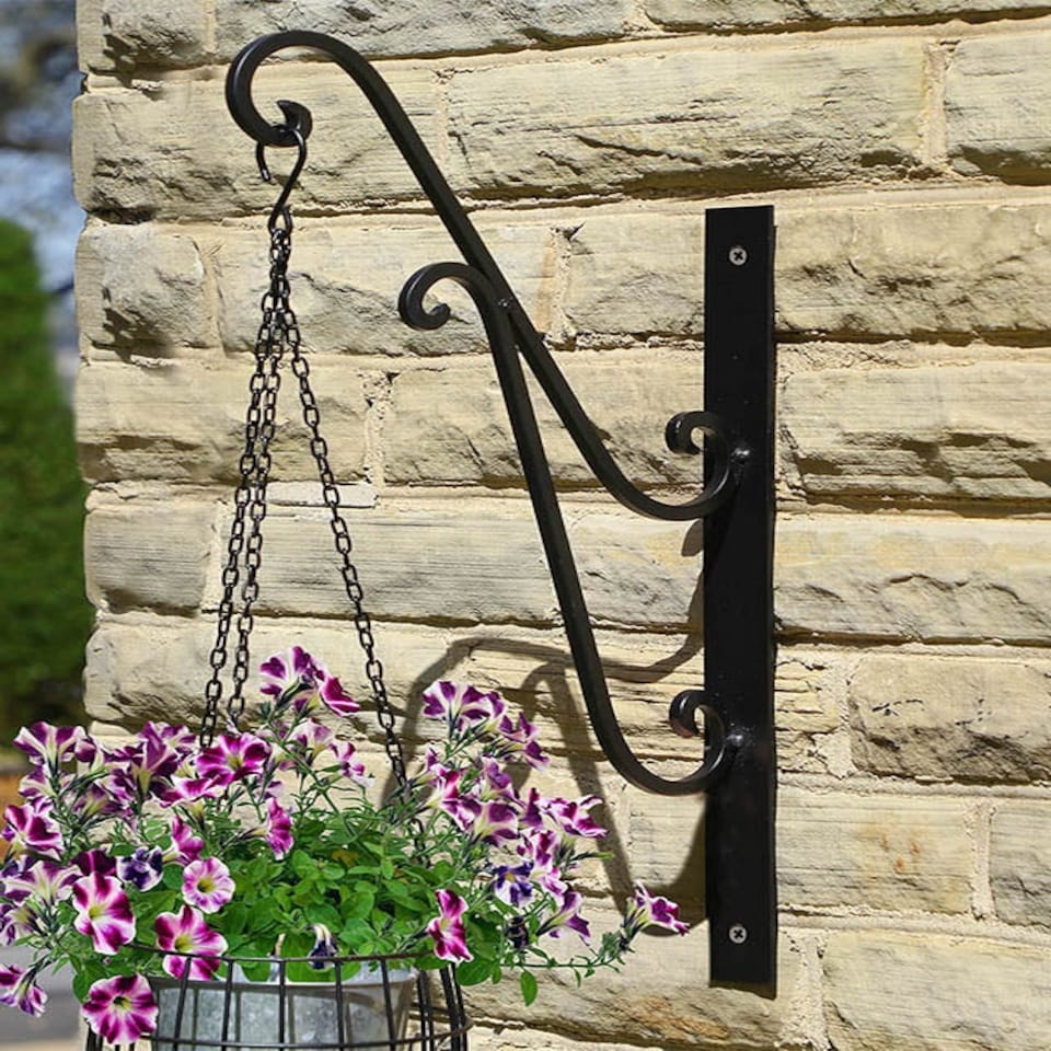 image 1 of XL Black Scrolled Hanging Bracket N/A