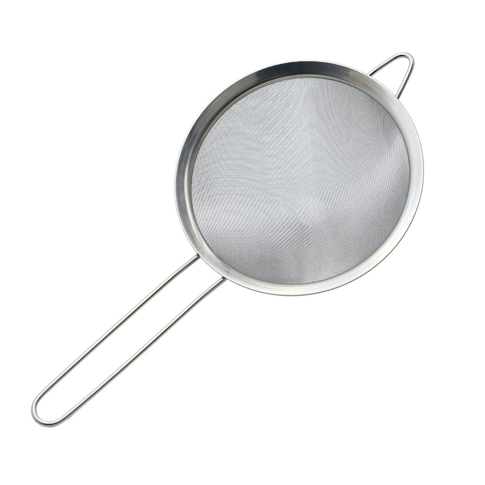 image 1 of Buckingham Stainless Steel Fine Mesh Conical Sieve Strainer 20 cm