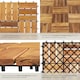 image 4 of Outdoor Tiles Tabula - easy click installation, acacia wood, weather-safe | Brown | brown | 31 x 31 x 2,20 cm | 20