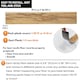 image 6 of NOVECRAFTO Self Adhesive Vinyl Floor Planks – 36x5.98 in (91.4x15.2cm) – Peel & Stick Flooring Tiles – Sandalwood Glow Wood Effect – Pack of Vinyl Tiles | Brown | 5 sqm